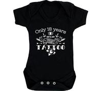 Hippowarehouse Only 18 Years Until My First Tattoo baby vest bodysuit (short sleeve) boys girls