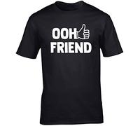 Hippowarehouse Ooh Friend Unisex Short Sleeve t-Shirt (Specific Size Guide in Description) Black