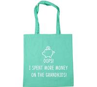 Hippowarehouse OOPS! I spent more money on the grandkids! Tote Shopping Gym Beach Bag 42cm x38cm, 10 litres