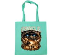 Hippowarehouse Oracle Science Fiction Desert Inspired Epic Fantasy Hooded Blue Eyed Figure Tote Shopping Gym Beach Bag 42cm x38cm, 10 litres