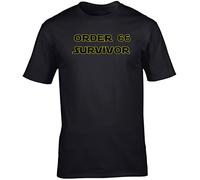 Hippowarehouse Order 66 Survivor Wars Space Unisex Short Sleeve t-Shirt (Specific Size Guide in Description) Black