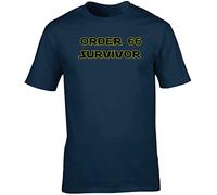 Hippowarehouse Order 66 Survivor Wars Space Unisex Short Sleeve t-Shirt (Specific Size Guide in Description) Navy Blue