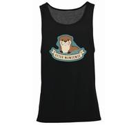 Hippowarehouse Otter Nonsense Vest Scoop Sleeve Unisex Tank top Black
