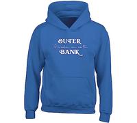 Hippowarehouse Outer Banks, Paradise on Earth Kids Children's Unisex Hoodie Hooded top Royal