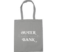 Hippowarehouse Outer Banks, Paradise on Earth Tote Shopping Gym Beach Bag 42cm x38cm, 10 litres