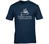 Hippowarehouse Paddle Faster I Hear Banjos Unisex Short Sleeve t-Shirt (Specific Size Guide in Description) Navy Blue