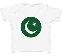 Hippowarehouse Pakistan Flag Baby Unisex t-Shirt Short Sleeve White