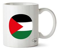 Hippowarehouse Palestine Flag Printed Mug Various Colour Options Ceramic Cup Kitchenware 10oz