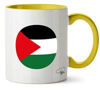 Hippowarehouse Palestine Flag Printed Mug Various Colour Options Ceramic Cup Kitchenware 11oz