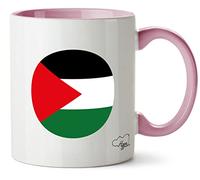 Hippowarehouse Palestine Flag Printed Mug Various Colour Options Ceramic Cup Kitchenware 11oz