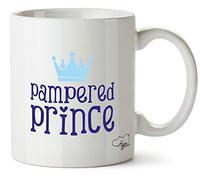 Hippowarehouse Pampered Prince Printed Mug Cup Ceramic 10oz