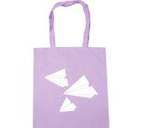 Hippowarehouse paper planes Tote Shopping Gym Beach Bag 42cm x38cm, 10 litres