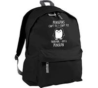 Hippowarehouse Penguins can't fly. I can't fly. Therefore, I am a penguin backpack ruck sack Dimensions: 31 x 42 x 21 cm Capacity: 18 litres