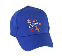 Hippowarehouse Perso Reindeer gingerbreadman Cap hat OneSize Adults