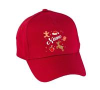 Hippowarehouse Perso Reindeer gingerbreadman Cap hat OneSize Adults
