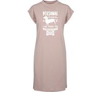 Hippowarehouse Personal Stalker I Will Follow You Wherever You go Bathroom Included - Dachshund Sausage Dog t-Shirt Dress Women's Adults Nightie Nightdress
