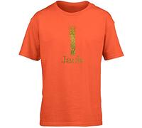 Hippowarehouse Personalised Birthday Number Crown - Gold Glitter Blue Kids Children's Short Sleeve t-Shirt