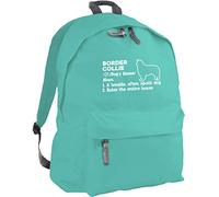 HippoWarehouse Personalised Border Collie Definition Backpack ruck Sack Dimensions: 31 x 42 x 21 cm Capacity: 18 litres