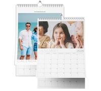 Hippowarehouse Personalised Calendar 2026 Photo for Family and Friends A4 Upload Your Images Create Customised Photobook