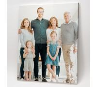 Hippowarehouse Personalised Canvas Photo Prints VARIOUS SIZES And OPTIONS Wall Art Family Portrait Wedding Special Occasions Collage Memories Keepsake Family Pets Home Office Décor 31cmx31cm 12''x12''