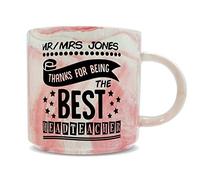 Hippowarehouse Personalised Mr/Mrs/Miss (Insert Custom Name Here) Thanks for Being The Best Headteacher Printed Mug Various Colour Options Ceramic Cup Kitchenware 11oz