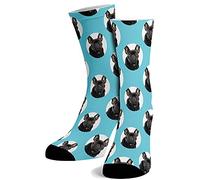 Hippowarehouse Personalised Printed Pet Socks Cute Dog Cat Any Photo Image Here 26.5cm 35cm 40cm Fathers Day Gift Mother Day mum dad