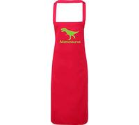 Hippowarehouse PERSONALISED your name osaurus Tyrannosaurus Rex dinosaur green Apron kitchen cooking painting DIY onesize adult