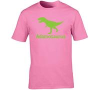 Hippowarehouse Personalised Your Name osaurus Tyrannosaurus Rex Dinosaur Green Unisex Short Sleeve t-Shirt (Specific Size Guide in Description)