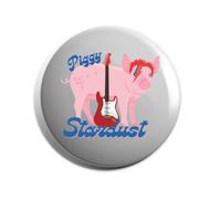 Hippowarehouse Piggy Stardust Badge Various Sizes 38mm 50mm 75mm