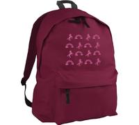 HippoWarehouse Pink Glittered Unicorn and Rainbows Backpack ruck Sack Dimensions: 31 x 42 x 21 cm Capacity: 18 litres