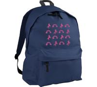 HippoWarehouse Pink Glittered Unicorn and Rainbows Backpack ruck Sack Dimensions: 31 x 42 x 21 cm Capacity: 18 litres