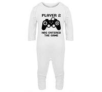 Hippowarehouse Player 2 has entered the game Baby Romper all in one piece unisex