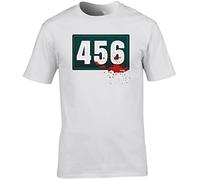 Hippowarehouse Player 456 (Pocket) Unisex Short Sleeve t-Shirt (Specific Size Guide in Description) White