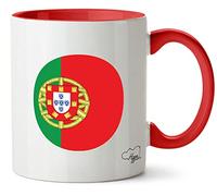 Hippowarehouse Portugal Flag Printed Mug Various Colour Options Ceramic Cup Kitchenware 11oz