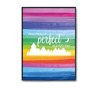 Hippowarehouse Practically perfect in every way Printed Poster A4 Wall Art Design Classroom Room Gym Office Décor
