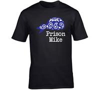 Hippowarehouse Prison Mike Unisex Short Sleeve t-Shirt (Specific Size Guide in Description) Black
