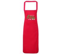 Hippowarehouse Probably The Best Fitness Instructor In The World Apron kitchen cooking painting DIY onesize adult