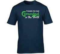 Hippowarehouse Probably The Best Grandad in The World Unisex Short Sleeve t-Shirt (Specific Size Guide in Description) Navy Blue