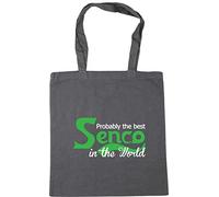 Hippowarehouse Probably The Best Senco In The World Tote Shopping Gym Beach Bag 42cm x38cm, 10 litres