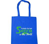 Hippowarehouse Probably The Best Senco In The World Tote Shopping Gym Beach Bag 42cm x38cm, 10 litres
