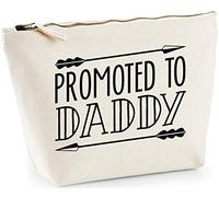 Hippowarehouse Promoted To Daddy printed make up cosmetic wash bag 18x19x9cm