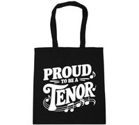 Hippowarehouse Proud to be a Tenor Tote Shopping Gym Beach Bag 42cm x38cm, 10 litres