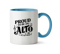 Hippowarehouse Proud to be an Alto Printed Mug Various Colour Options Ceramic Cup Kitchenware 11oz