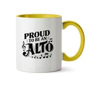 Hippowarehouse Proud to be an Alto Printed Mug Various Colour Options Ceramic Cup Kitchenware 11oz