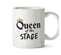 Hippowarehouse Queen of The Stage Printed Mug Cup Ceramic 10oz