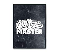 Hippowarehouse Quiz Master Printed Poster Wall Art Design Classroom Room Gym Office Décor Frame not included