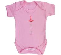 Hippowarehouse Rainbow Dice Sword RPG Gaming baby vest bodysuit (short sleeve) boys girls