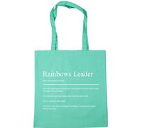 Hippowarehouse Rainbows leader dictionary Tote Shopping Gym Beach Bag 42cm x38cm, 10 litres