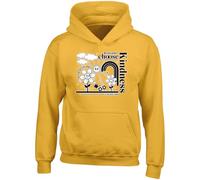 Hippowarehouse Remember choose kindness positive affirmation flowers kids children's unisex Hoodie hooded top kids children's unisex Hoodie hooded top 5-6 years Yellow