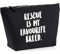 Hippowarehouse Rescue is my favourite breed printed make up cosmetic wash bag 18x19x9cm